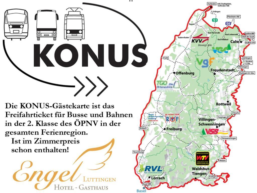 Hotel-Gasthaus Engel Luttingen ラウフェンブルク エクステリア 写真